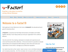 Tablet Screenshot of e-factorgame.com